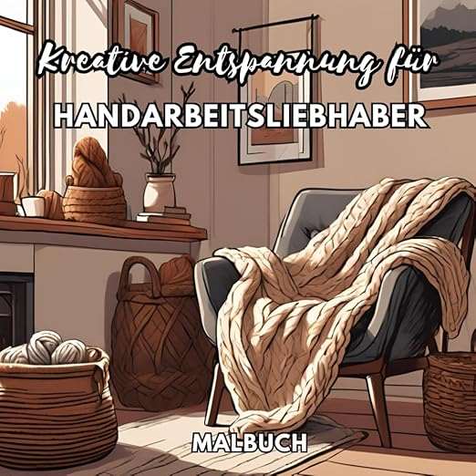 Kreative Entspannung für Handarbeitsliebhaber: Malbuch