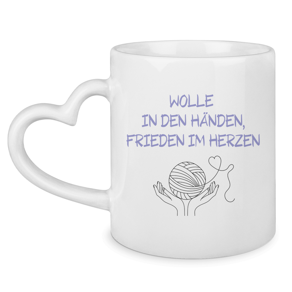 Herzhenkel-Tasse mit Spruch