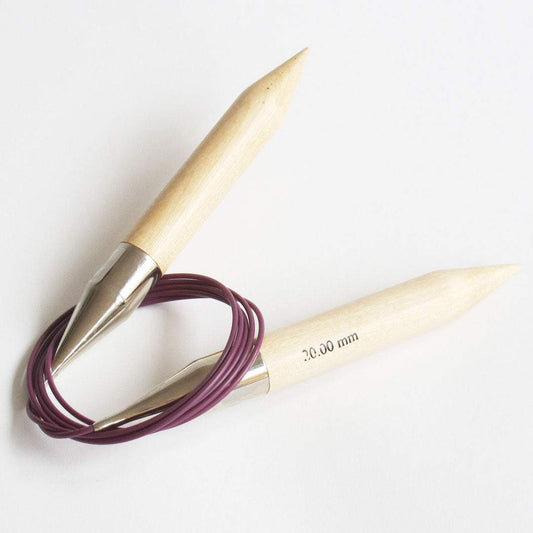 KnitPro Basix Rundstricknadel 20 mm - Meshmade