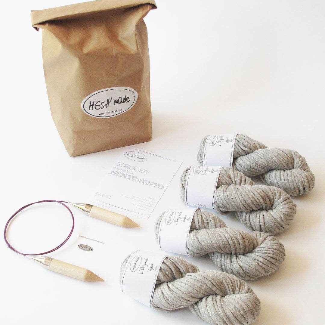 Strick-Kit Kuscheldecke SENTIMENTO