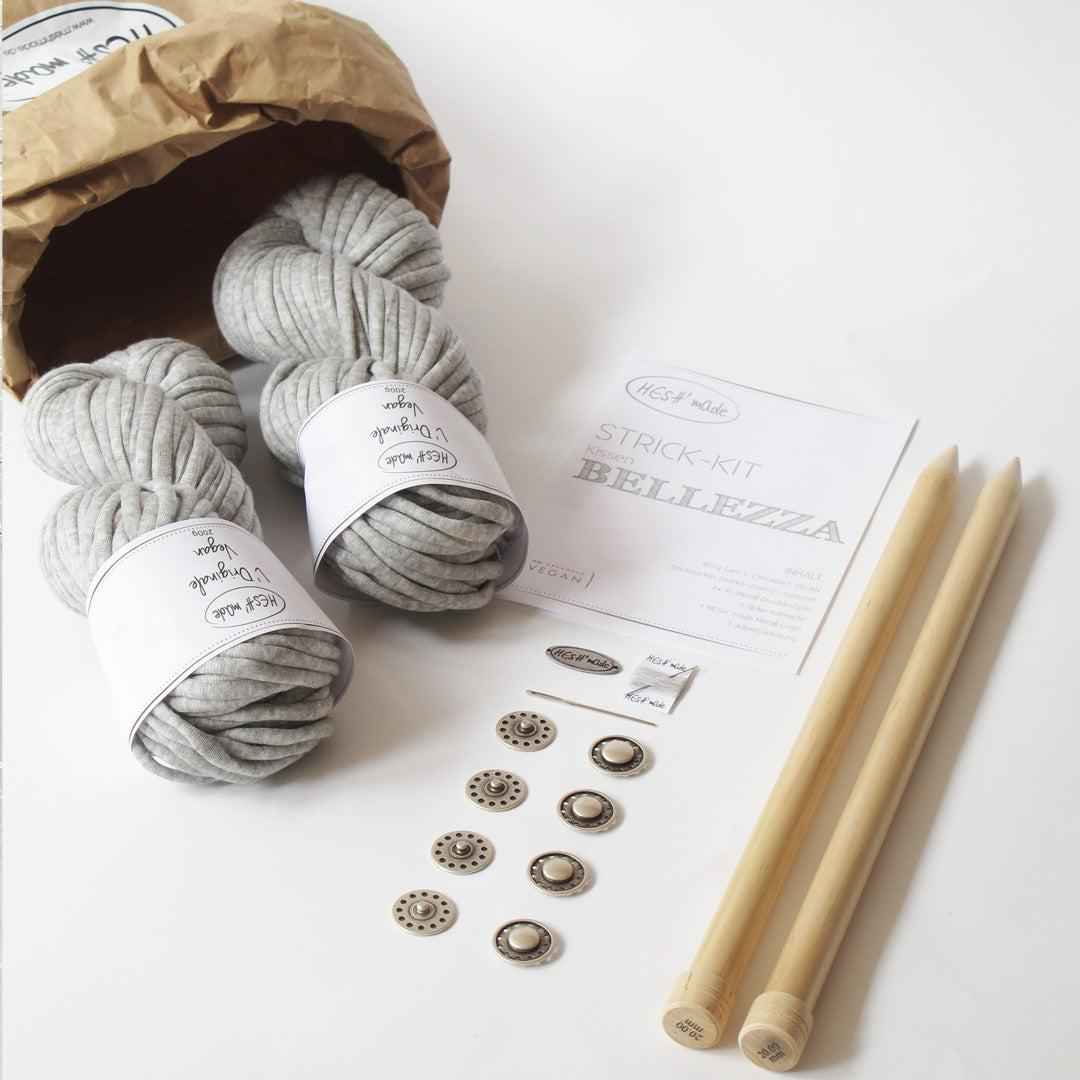 Strick-Kit Kissen GIOIA