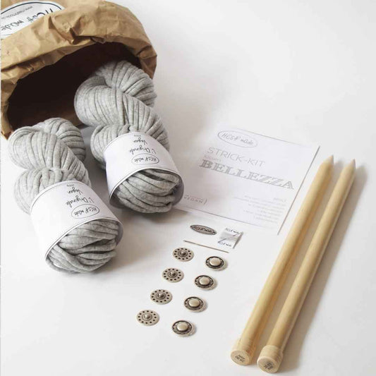Strick-Kit Kissen GIOIA