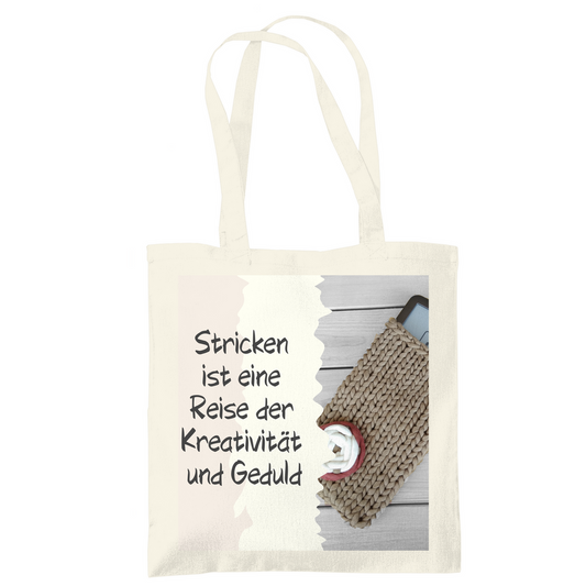 Einkaufstasche Strickreise - Meshmade
