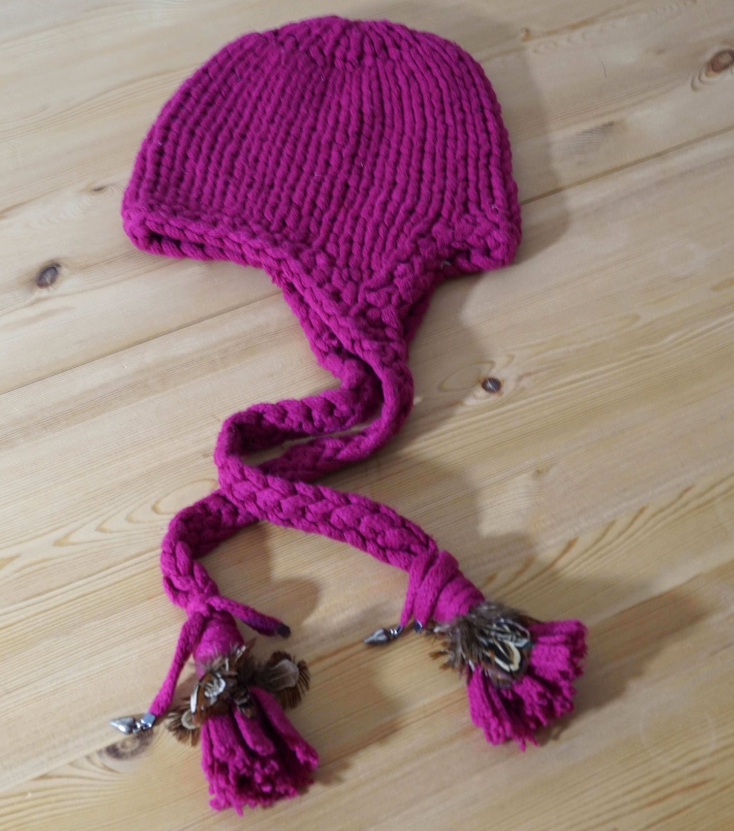 Strickmütze INDIO Farbe magenta