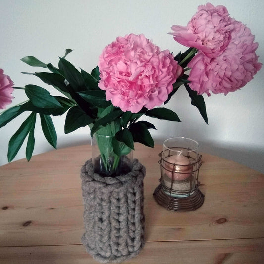 Strickvase TONDO - Meshmade