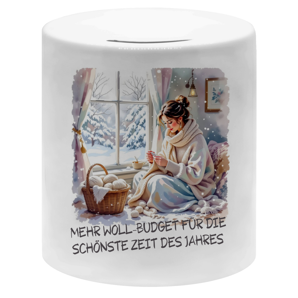 Spardose „Mehr Woll Budget für die schönste Zeit des Jahres“