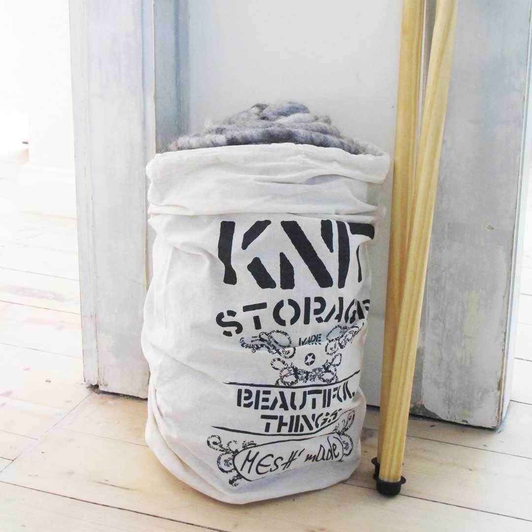 strickzeug aufbewahrung Matchsack für Strickzeug