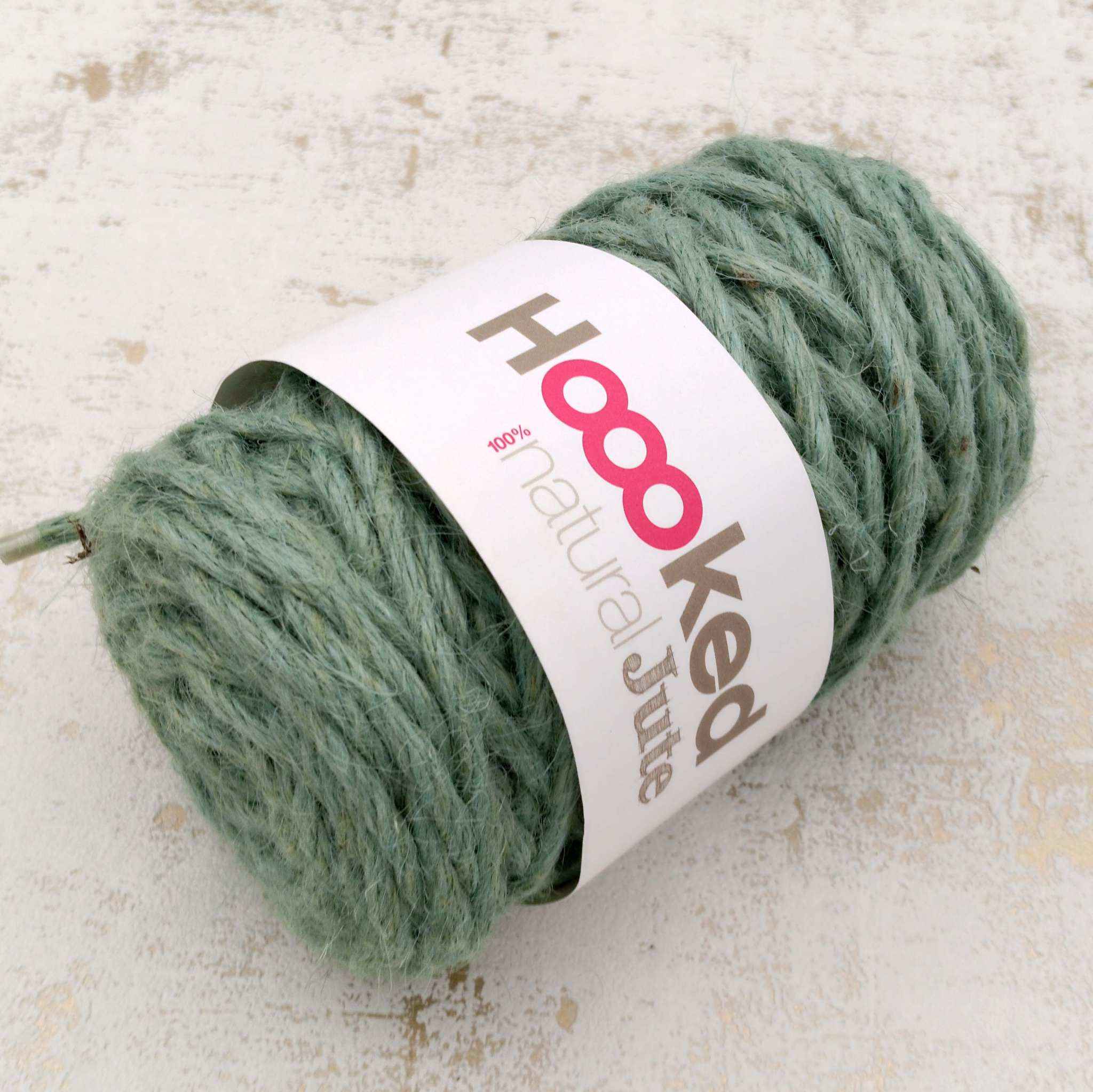 Jutegarn HOOOKED 350g in Mint für Makramee-Projekte