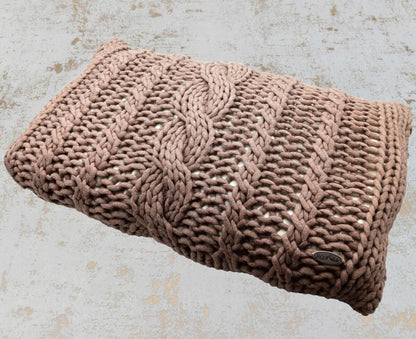Strick-Kit Kissen TRECCIA - Meshmade