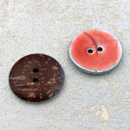Kokosnuss Knopf 30 mm - Meshmade